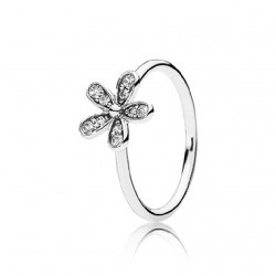 ANILLO PANDORA PLATA MARGARITA DESLUMBRANTE TALLA 23