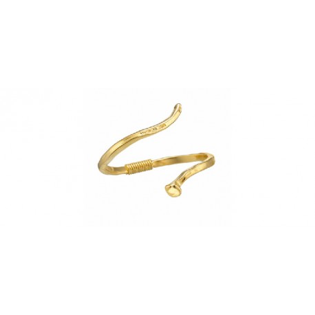 PULSERA UNO DE 50 B12 METAL ENVEJECIDO ORO