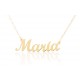 COLLAR ORO LEY COLGANTE NOMBRE MARIA M51012