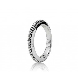 ANILLO PANDORA PLATA BOLITAS BALL RING TALLA 10