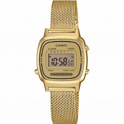 RELOJ LA670WEMY-9EF CASIO DIGITAL COLLECTION RESINA Y ACERO IP DORADO