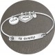 PULSERA LOTUS STYLE MILLENNIAL TE QUIERO