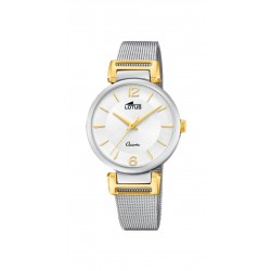 RELOJ LOTUS BLISS ACERO BICOLOR IP DORADO MALLA