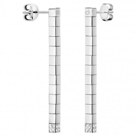 PENDIENTES CALVIN KLEIN TUNE ACERO Y CRISTAL SWAROVSKI KJ9MME040100