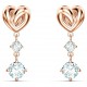 PENDIENTES SWAROVSKI LIFELONG HEART, METAL IP ROSÉ 5517942