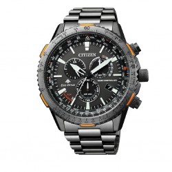 RELOJ CITIZEN ECO-DRIVE CRONO PILOT E660 ACERO RADIOCONTROL CB5007-51H